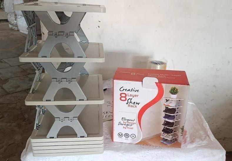 4-Layer Shoe Organizer β Neat. Compact. Stylish